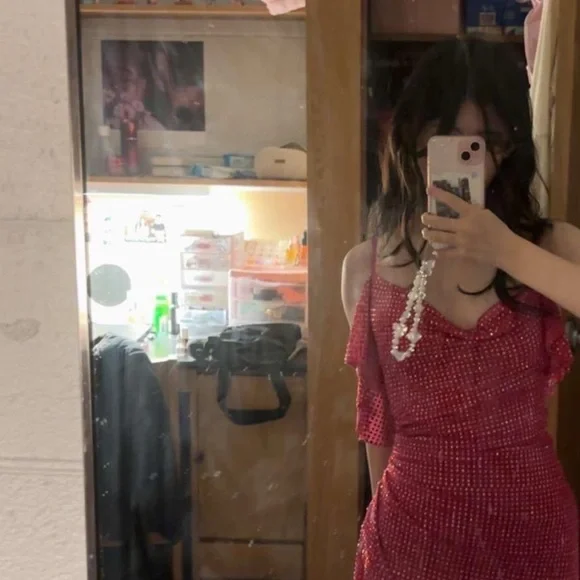 Oh Polly Perla Hot Pink Dress - Picture 4 of 4